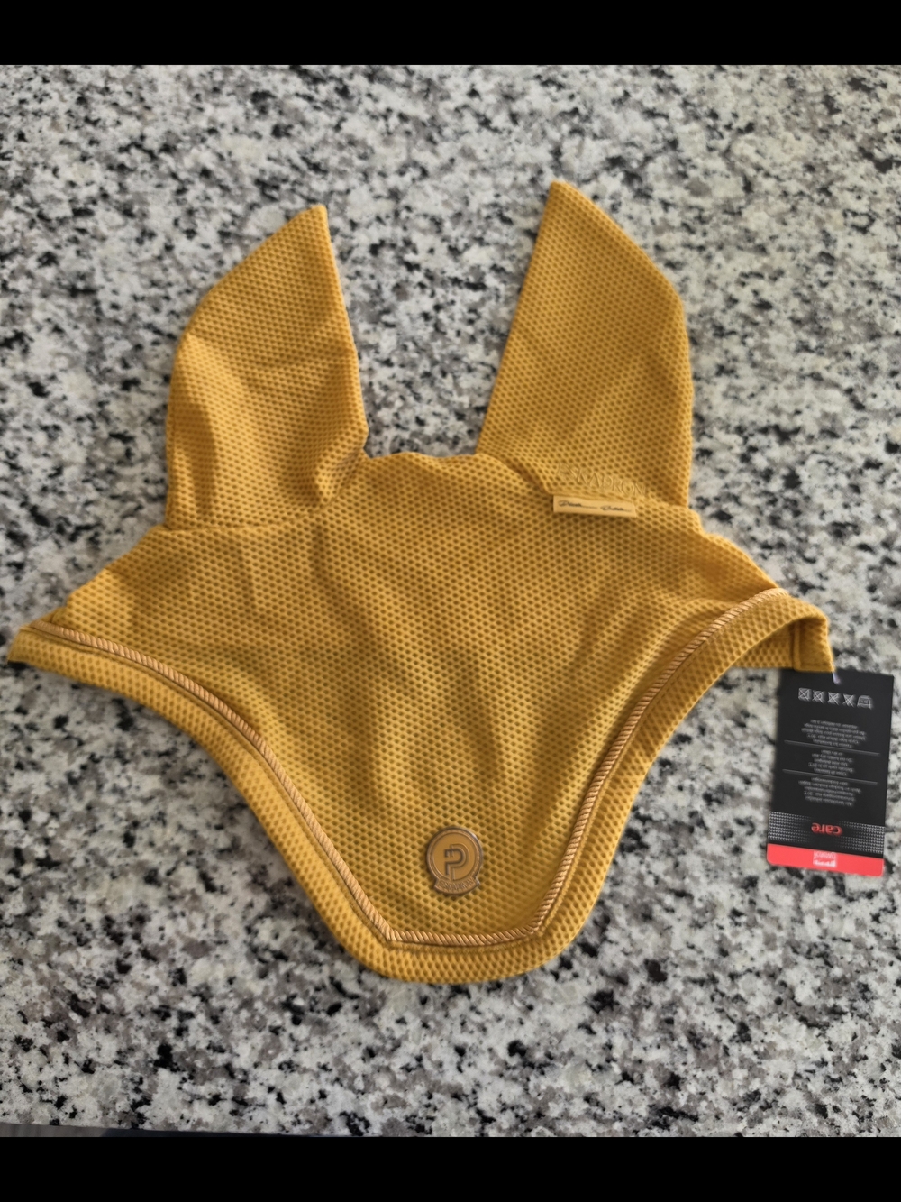Eskadron Dynair Mesh Sport Fly Hood Platinum SS25 - Golden Yellow, Full